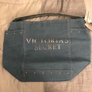 Victoria’s Secret denim tote bag